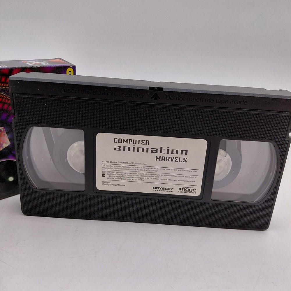 Computer Animation Marvels [VHS] Rare - Picture 3 of 4